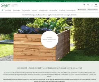 Hochbeet-Sager.ch(Hochbeet Sager) Screenshot