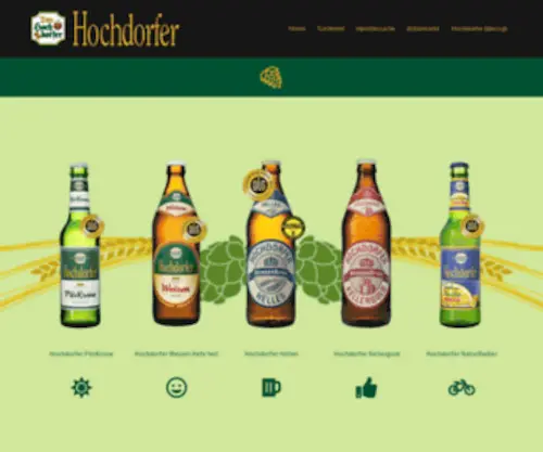 Hochdorfer.de(Hochdorfer Kronenbrauerei Nagold) Screenshot