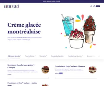 Hocheglace.com(Glacé) Screenshot