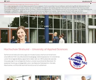 Hochschule-Stralsund.de(Hochschule stralsund) Screenshot