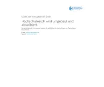Hochschulwatch.de(Hochschulwatch) Screenshot