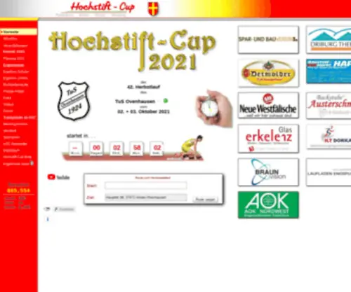 Hochstift-Cup.de(Hochstift Cup) Screenshot