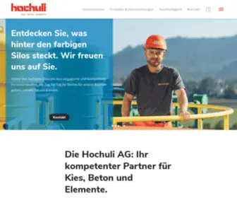 Hochuli.ch(HOCHULI AG) Screenshot