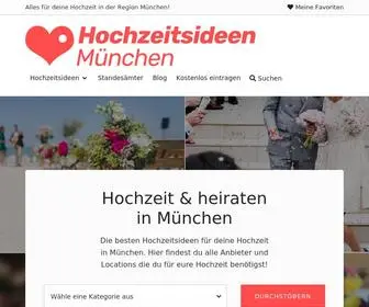 HochZeitsideen-Muenchen.de(Hochzeitsideen MÃ¼nchen) Screenshot