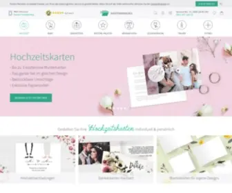 HochZeitskarten-Paradies.de(Traumhafte Karten zur Hochzeit gestalten & drucken) Screenshot