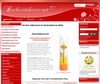 HochZeitskerze.net(Hochzeitskerzen) Screenshot