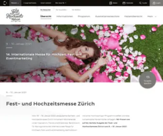 HochZeitsmesse-Zuerich.ch(Übersicht) Screenshot