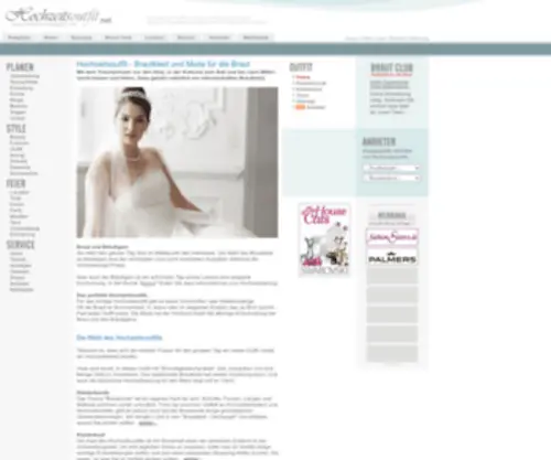 HochZeitsoutfit.net(Outfit und Mode) Screenshot