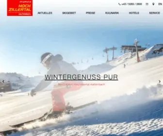 HochZillertal.com(Skifahren in Tirol) Screenshot