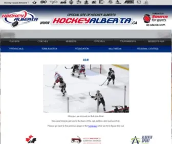 Hockey-Alberta.ca(Affordable Websites For Canadian Small Businesses) Screenshot