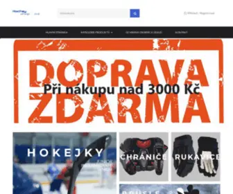 Hockey-Shop.cz(Hlavní stranka) Screenshot