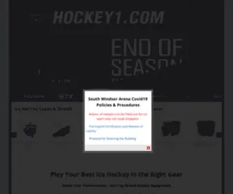 Hockey1.com(Play Your Best Ice Hockey in the Right Gear) Screenshot