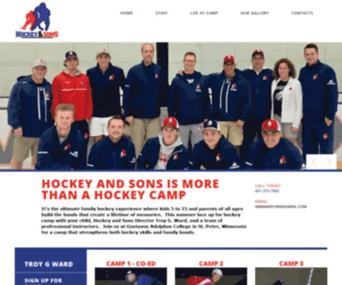 Hockeyandsons.com(Hockey & Sons) Screenshot