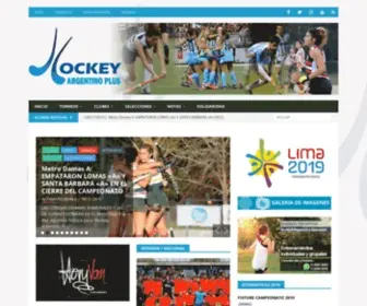 Hockeyargentinoplus.com.ar(Todo el Hockey Nacional e Internacional contado por sus protagonistas) Screenshot