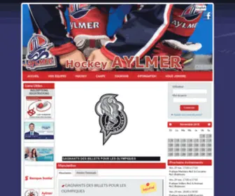 Hockeyaylmer.com(Hockey Aylmer) Screenshot