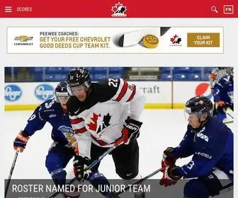 Hockeycanada.ca(Hockey Canada) Screenshot