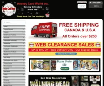 HockeycardWorld.com(Hockey Card World) Screenshot