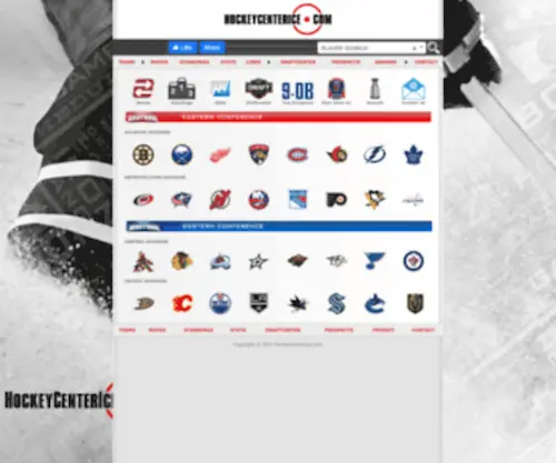 Hockeycenterice.com(Hockeycenterice) Screenshot