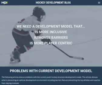 Hockeydevelopmentblog.com(Hockey Development Blog) Screenshot