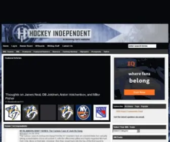 Hockeyindependent.com(Hockeyindependent) Screenshot