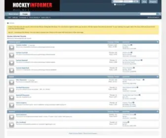 Hockeyinformer.com(Hockey Informer Forums) Screenshot