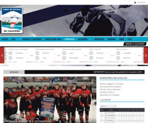 Hockeylhdl.qc.ca(Hockeylhdl) Screenshot