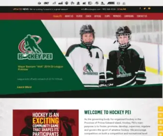 Hockeypei.com(Hockey PEI) Screenshot