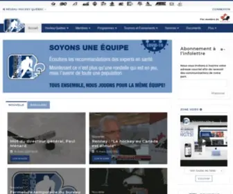 Hockey.qc.ca(Fédération) Screenshot