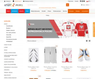 Hockeyrebel.pl(Sklep hokejowy Sportrebel) Screenshot