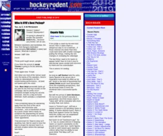 Hockeyrodent.com(Hockeyrodent) Screenshot