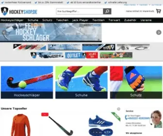 Hockeyshop.de(Ihr Spezialist für Feldhockey & Hallenhockey) Screenshot