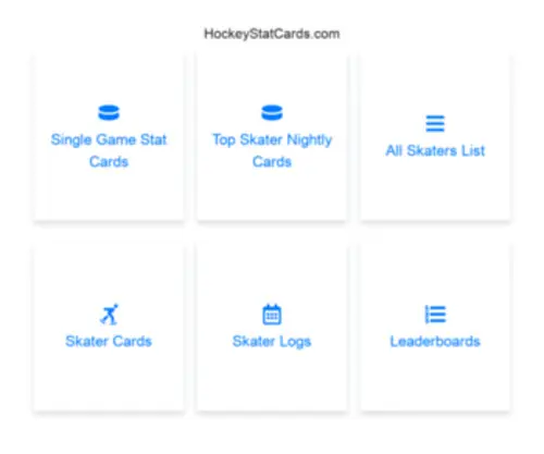 Hockeystatcards.com(Hockeystatcards) Screenshot