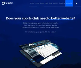 Hockeysyte.com(Better Sports Club Websites) Screenshot