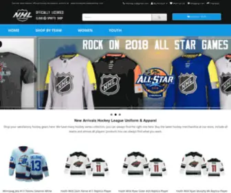 Hockeythrowbackshop.com(Hockey Throwback Jerseys Shop) Screenshot