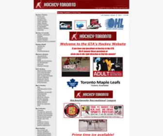 Hockeytoronto.com(Hockey Toronto) Screenshot
