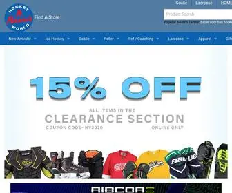 Hockeyworld.com(We are a retail store) Screenshot