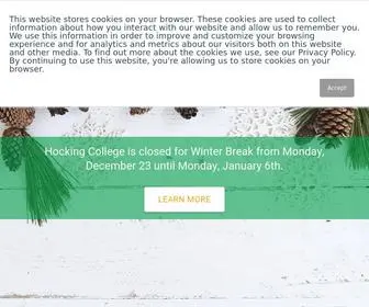 Hocking.edu(Hocking College) Screenshot