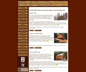 Hockinghillscabins-Lodges.com(Hocking Hills Lodges) Screenshot