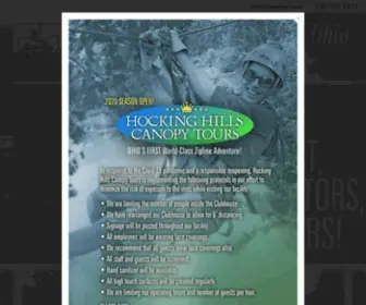 Hockinghillscanopytours.com(Hocking Hills Canopy Tours) Screenshot