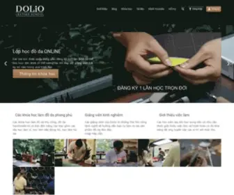 Hoclamda.com(Dolio) Screenshot