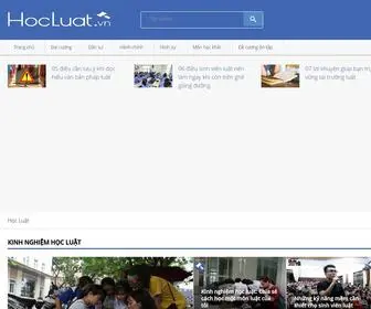 Hocluat.vn(Chuyên trang học luật trực tuyến) Screenshot
