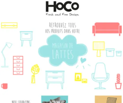 Hoco-Hoco.com(Produits déco pour la maison) Screenshot