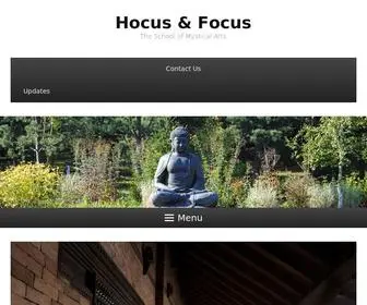 Hocusandfocus.com(The School of Mystical Arts) Screenshot