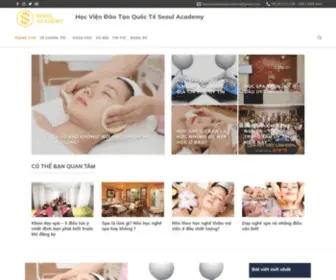 HocVienseoulspa.com(Học Viện SeoulSpa) Screenshot