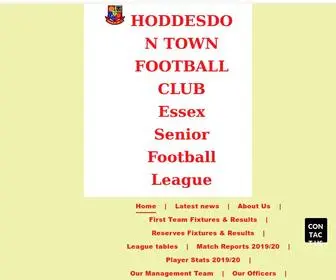 Hoddesdontownfc.co.uk(Hoddesdontownfc) Screenshot