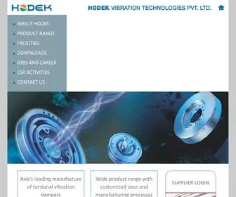 Hodekindia.com(Hodek Vibration Technologies Pvt) Screenshot