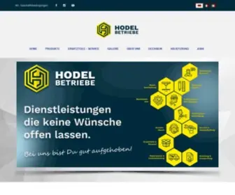 Hodelbetriebe.ch(Hodel Betriebe AG) Screenshot