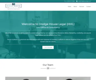 Hodgehouselegal.com(Hodge House Legal) Screenshot