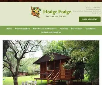 Hodgepodgebackpackers.co.za(Hodge Podge Backpackers) Screenshot