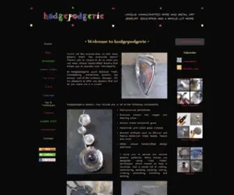 Hodgepodgerie.com(Unique Handcrafted Jewelry) Screenshot